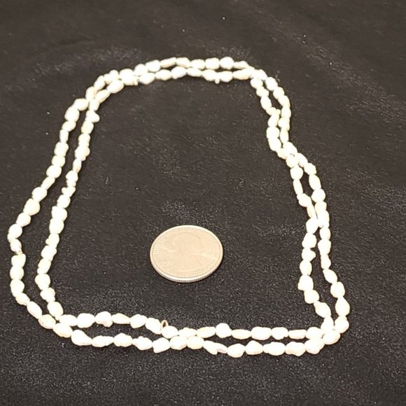 Vintage Freshwater Seed Pearl Necklace - Picture 2 of 5